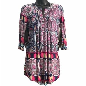 Reborn Colorful Comfortable Silky Tunic Sm…